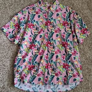 Ralph Lauren floral button down short sleeve